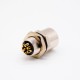 m8 sensor connector 8 pin female 180° back mount B code m8 sensor connector 8 pin female 180° back mount B code