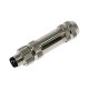 Male Connector M8 8 Pin Straight Aviation Plug Solder Type for Cable Metal Shielded Male Connector M8 8 Pin Straight Aviation Plug Solder Type for Cable Metal Shielded