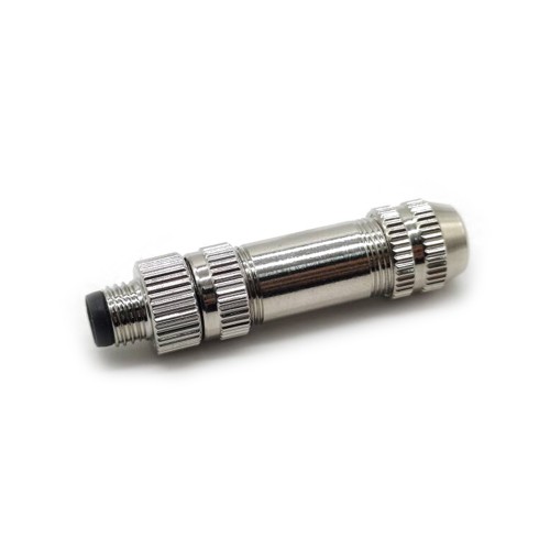 Male Connector M8 8 Pin Straight Aviation Plug Solder Type for Cable Metal Shielded Male Connector M8 8 Pin Straight Aviation Plug Solder Type for Cable Metal Shielded