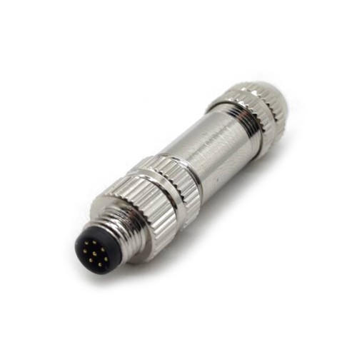 Male Connector M8 8 Pin Straight Aviation Plug Solder Type for Cable Metal Shielded Male Connector M8 8 Pin Straight Aviation Plug Solder Type for Cable Metal Shielded