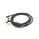 Right Angle M8 Connectors 3 Pin Male to Female Cable Cordsets 24AWG 2M Right Angle M8 Connectors 3 Pin Male to Female Cable Cordsets 24AWG 2M