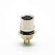 Sensor M8 Female 4 Pin A Coding Panel Receptacles Straight PCB Mount Back Mount Waterproofonnector