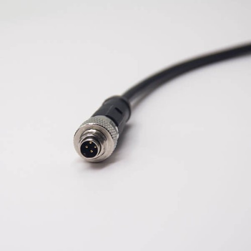 Circular Connector M9 4 Pin Male to Female Waterproof Cable Cordset With 1M 22AWG Non-Shield Circular Connector M9 4 Pin Male to Female Waterproof Cable Cordset With 1M 22AWG Non-Shield