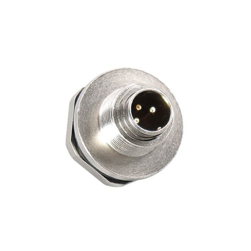 M9 3Pin Connector Straight Metal Waterproof Socket Sensor Connector Back Mount Solder Type for Cable M9 3Pin Connector Straight Metal Waterproof Socket Sensor Connector Back Mount Solder Type for Cable