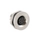 M9 Female 8 Pin Panel Mount Connector Back Fastened Waterproof Connector M9 Solder Type Socket M9 Female 8 Pin Panel Mount Connector Back Fastened Waterproof Connector M9 Solder Type Socket