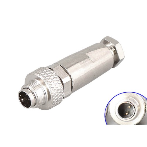 M9 male straight cable plug 2pin waterproof ip67 industrial connector shield solder type for cable M9 male straight cable plug 2pin waterproof ip67 industrial connector shield solder type for cable