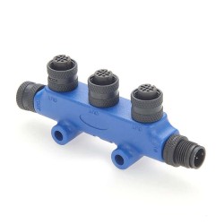 Can Bus M12 5 Pin 4 Femlae To 5 Pin Male Nmea2000 Electronics 3-Port Connector