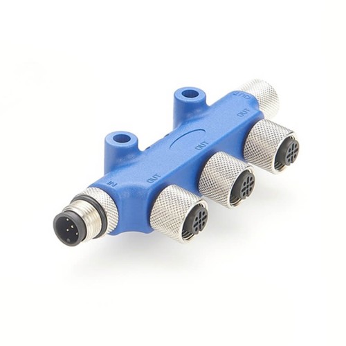 Nmea 2000 Network Breakout Box 3-Port M12 5 Pin 4 Femlae To 5 Pin Male