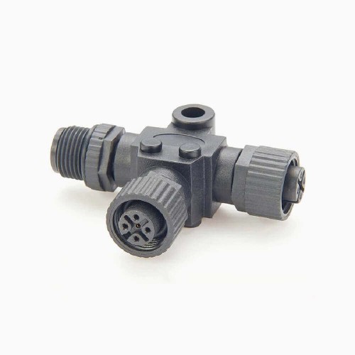 Nmea 2000 Network M12 3 Way T Type Adapter 5 Pin One Male to Dual Female Adapter Nmea 2000 Network M12 3 Way T Type Adapter 5 Pin One Male to Dual Female Adapter