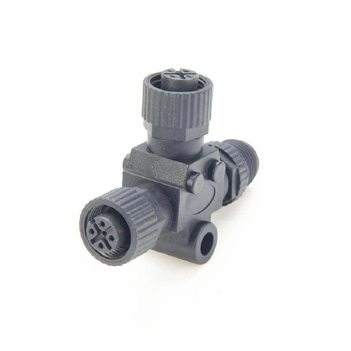 Nmea 2000 Network M12 3 Way T Type Adapter 5 Pin One Male to Dual Female Adapter Nmea 2000 Network M12 3 Way T Type Adapter 5 Pin One Male to Dual Female Adapter