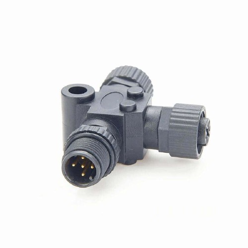 Nmea 2000 Network M12 3 Way T Type Adapter 5 Pin One Male to Dual Female Adapter Nmea 2000 Network M12 3 Way T Type Adapter 5 Pin One Male to Dual Female Adapter