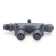 Nmea 2000 Network M12 4 Way T Type Adapter 5 Pin One Male to Three Female Adapter Nmea 2000 Network M12 4 Way T Type Adapter 5 Pin One Male to Three Female Adapter