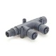 Nmea 2000 Network M12 4 Way T Type Adapter 5 Pin One Male to Three Female Adapter Nmea 2000 Network M12 4 Way T Type Adapter 5 Pin One Male to Three Female Adapter