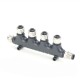 Nmea 2000 Network M12 6 Way T Type Adapter 5 Pin One Male to Five Female Adapter Waterproof