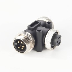 Nmea 2000 Waterproof Mini Change M7/8 T-Splitter Circular Connector Dual Female To Male