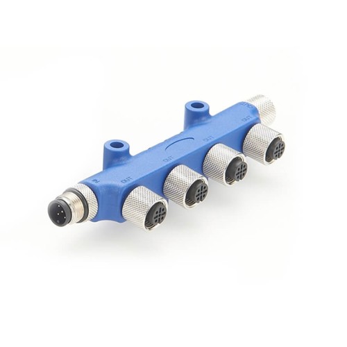 Nmea2000 Connector Micro 4-Way T Piece M12 5 Pin 5 Femlae To 5 Pin Male Nmea2000 Connector Micro 4-Way T Piece M12 5 Pin 5 Femlae To 5 Pin Male