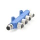 Nmea2000 Connector Micro 4-Way T Piece M12 5 Pin 5 Femlae To 5 Pin Male Nmea2000 Connector Micro 4-Way T Piece M12 5 Pin 5 Femlae To 5 Pin Male