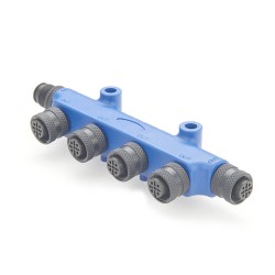 Nmea2000 N2K 4 Way Connector For Yacht M12 5 Pin 5 Femlae To 5 Pin Male