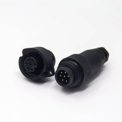 RD24 J10 Circular Connector 7 Pin Waterproof Field Wireable Connector Non-Shield