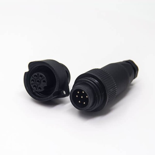 RD24 J10 Circular Connector 7 Pin Waterproof Field Wireable Connector Non-Shield