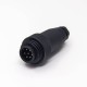 RD24 J10 Circular Connector 7 Pin Waterproof Field Wireable Connector Non-Shield