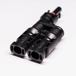 20pcs PV Solar Branch Connector T Type 1 Male to 2 Female Connector