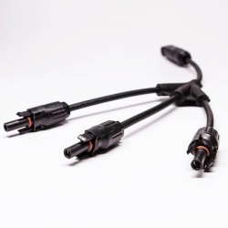 20pcs Solar Cable With PV Connector Y Type 1 to 3 Male To Female