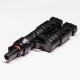PV Branch Connector T Type 1 Male to 2 Female Connector PV Branch Connector T Type 1 Male to 2 Female Connector