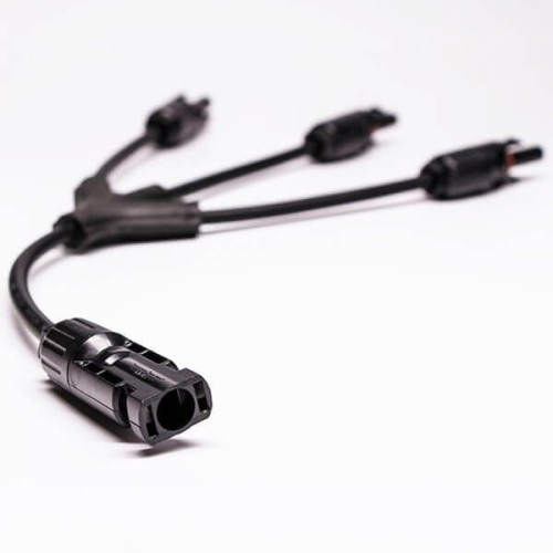 Solar cable with PV connector Y Type 1 to 3 Male To Female Solar cable with PV connector Y Type 1 to 3 Male To Female