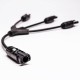 Solar cable with PV connector Y Type 1 to 3 Male To Female Solar cable with PV connector Y Type 1 to 3 Male To Female