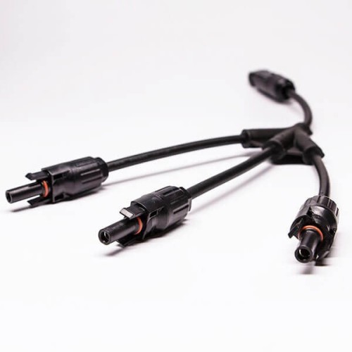 Solar cable with PV connector Y Type 1 to 3 Male To Female Solar cable with PV connector Y Type 1 to 3 Male To Female