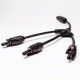 Solar cable with PV connector Y Type 1 to 3 Male To Female Solar cable with PV connector Y Type 1 to 3 Male To Female