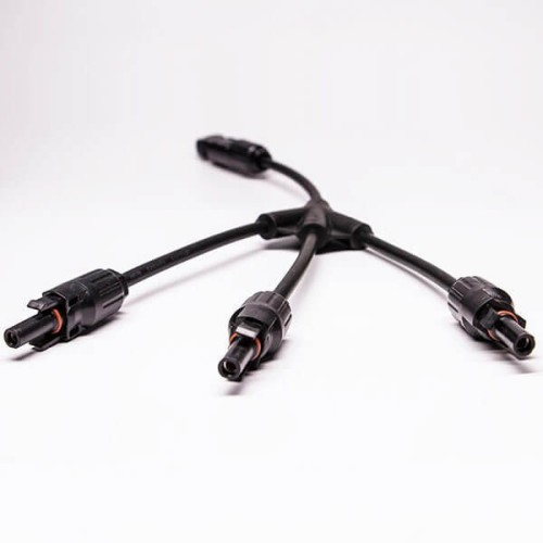 Solar cable with PV connector Y Type 1 to 3 Male To Female Solar cable with PV connector Y Type 1 to 3 Male To Female