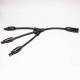 Solar cable with PV connector Y Type 1 to 3 Male To Female Solar cable with PV connector Y Type 1 to 3 Male To Female