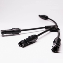Solar PV Cable Connector Y Type 1 to 3 Female To Male Connector