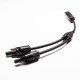 Solar PV Connectors Y Type 2 Branch 2 to 1 Female to Male Solar PV Connectors Y Type 2 Branch 2 to 1 Female to Male