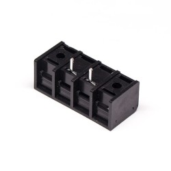 Barrier Terminal Block Connector Black 2pin Connector Vertical Type