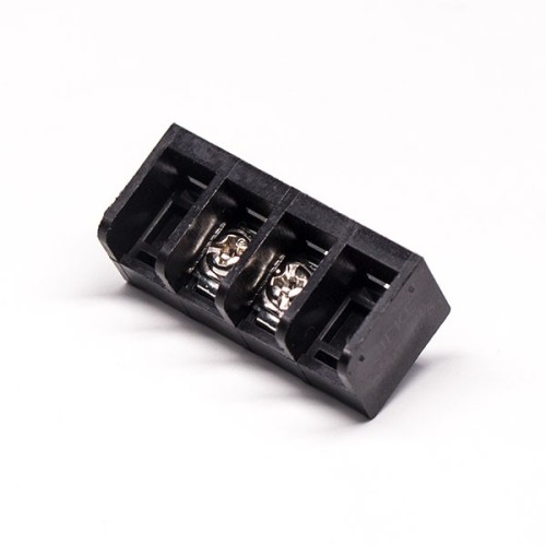 Barrier Terminal Block Connector Black 2pin Connector Vertical Type Barrier Terminal Block Connector Black 2pin Connector Vertical Type