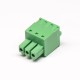 Pluggable Terminal Block Connector Spring PCB Green Vertical Type Pluggable Terminal Block Connector Spring PCB Green Vertical Type