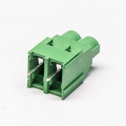 2 pin Screw Terminal Block Connector Vertical Type Green