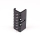 Terminal Block Black Black Straight 7pin PCB Universal Screw Connector