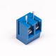 Terminal Block Connectors 2pin Straight Blue Screw Type for PCB Mount Terminal Block Connectors 2pin Straight Blue Screw Type for PCB Mount