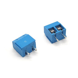Terminal Block Connectors 2pin Straight Blue Screw Type for PCB Mount