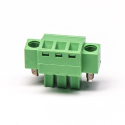 Terminal Block Pluggable Clamp Type to Screw Terminal Green Cable Connector