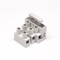 Terminal Connector Strips Grey 90 Degree Soder Type Cable Connector