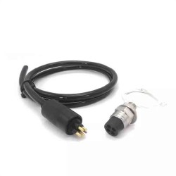 IP69 Underwater Cable Connector 4 Pin Single-End 1M Male Plug Female Socket Wet-Mateable Connector