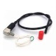 IP69 Underwater Cable Connector 4 Pin Single-End 1M Right Angle Wet-Mateable Connector