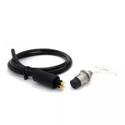 IP69 Underwater Cable Connector 6 Pin Single-End 1M Male Plug Female Socket for ROV