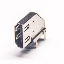 Angled HDMI Connector Female Type for PCB Application
