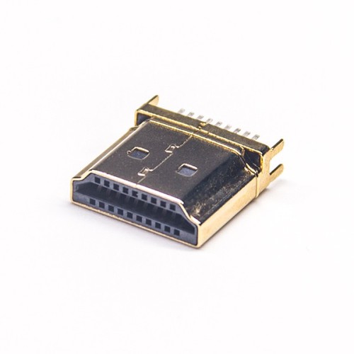 HDMI male connector 19p Straight Edge Mount for PCB HDMI male connector 19p Straight Edge Mount for PCB